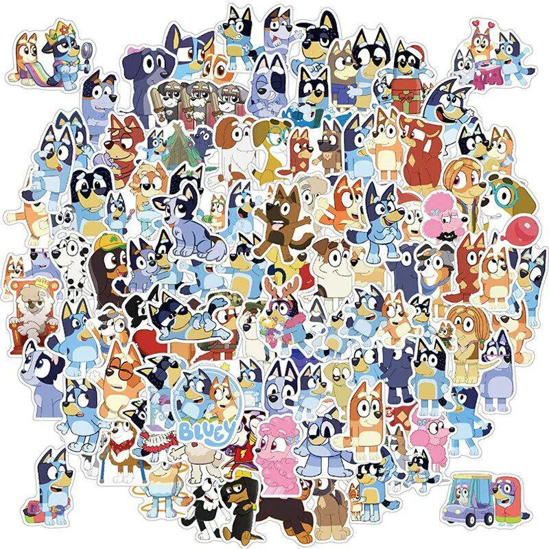 Pegatinas Bluey (Set de 10 - Aleatorias)