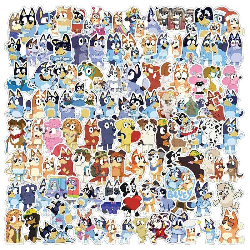 Pegatinas Bluey (Set de 10 - Aleatorias)