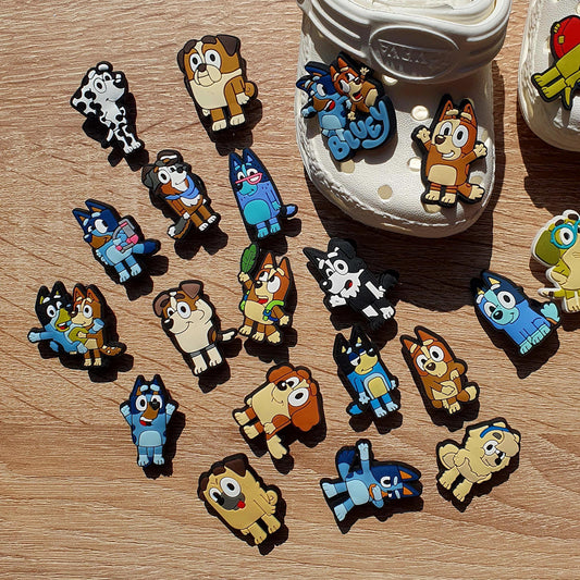 Dijes de Bluey para Crocs - (Set de 5 - Aleatorios)