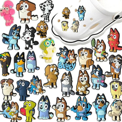 Dijes de Bluey para Crocs - (Set de 5 - Aleatorios)